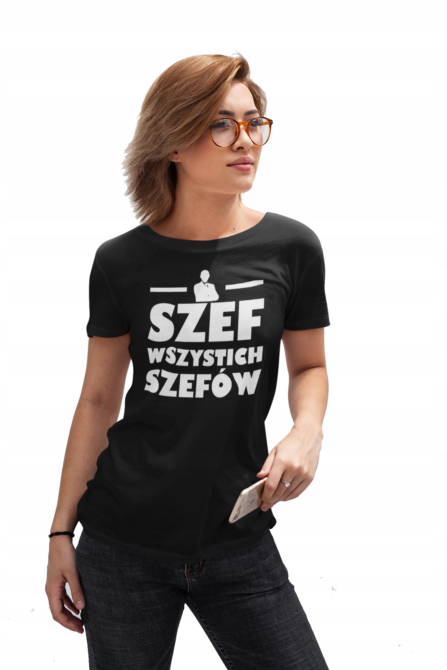 

Koszulka Męska Szef Wszystkich Szefów Śmieszna Hit