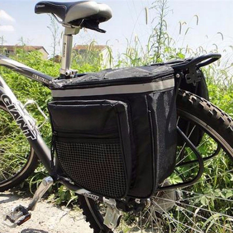 DUŻA SAKWA NA BAGAŻNIK ROWEROWA TORBA TURYSTYCZNA Model na bagażnik