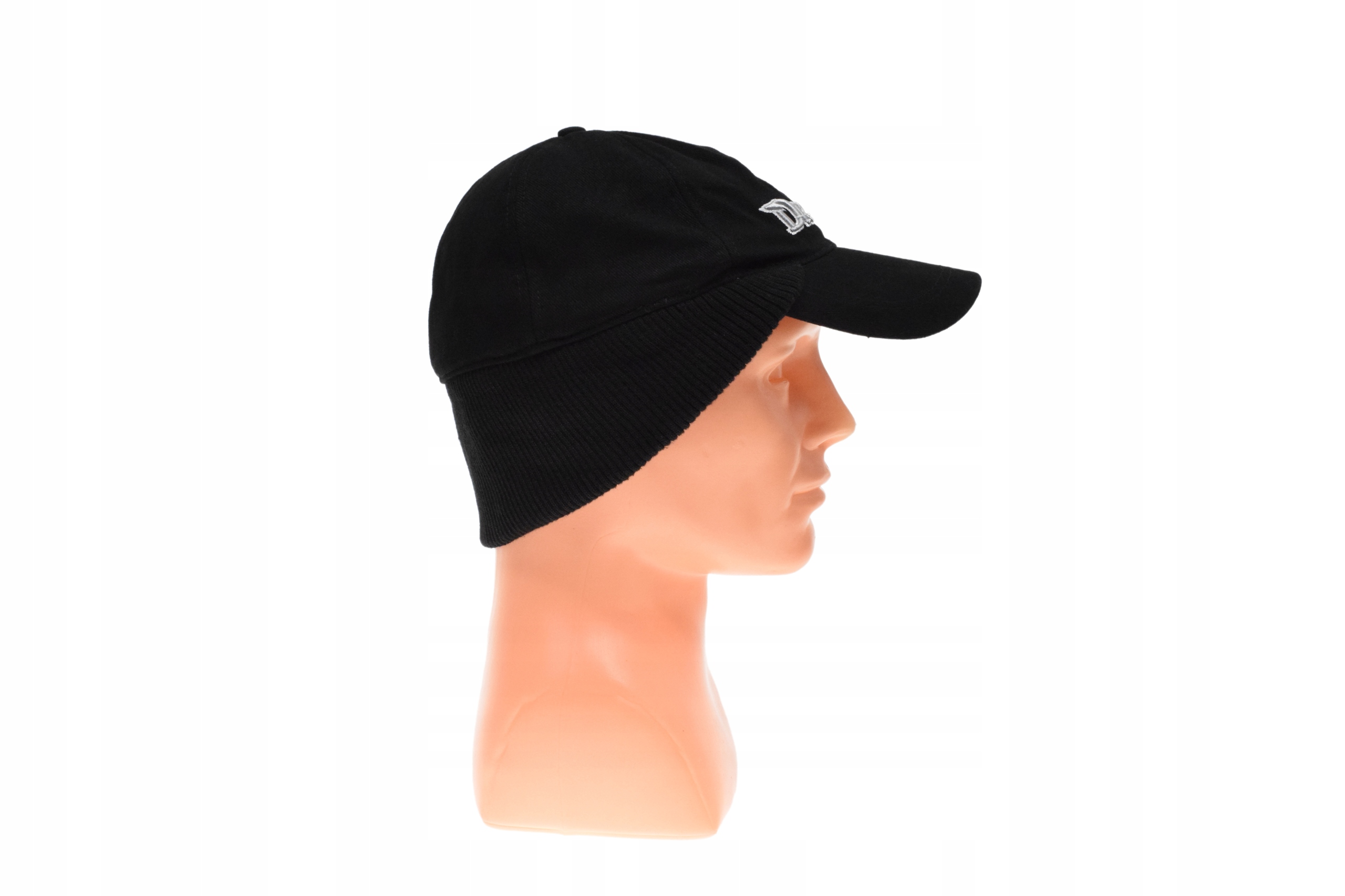 CZAPKA ZIMOWA DRAGON Z KOŁNIERZEM NA KARK CZARNA M