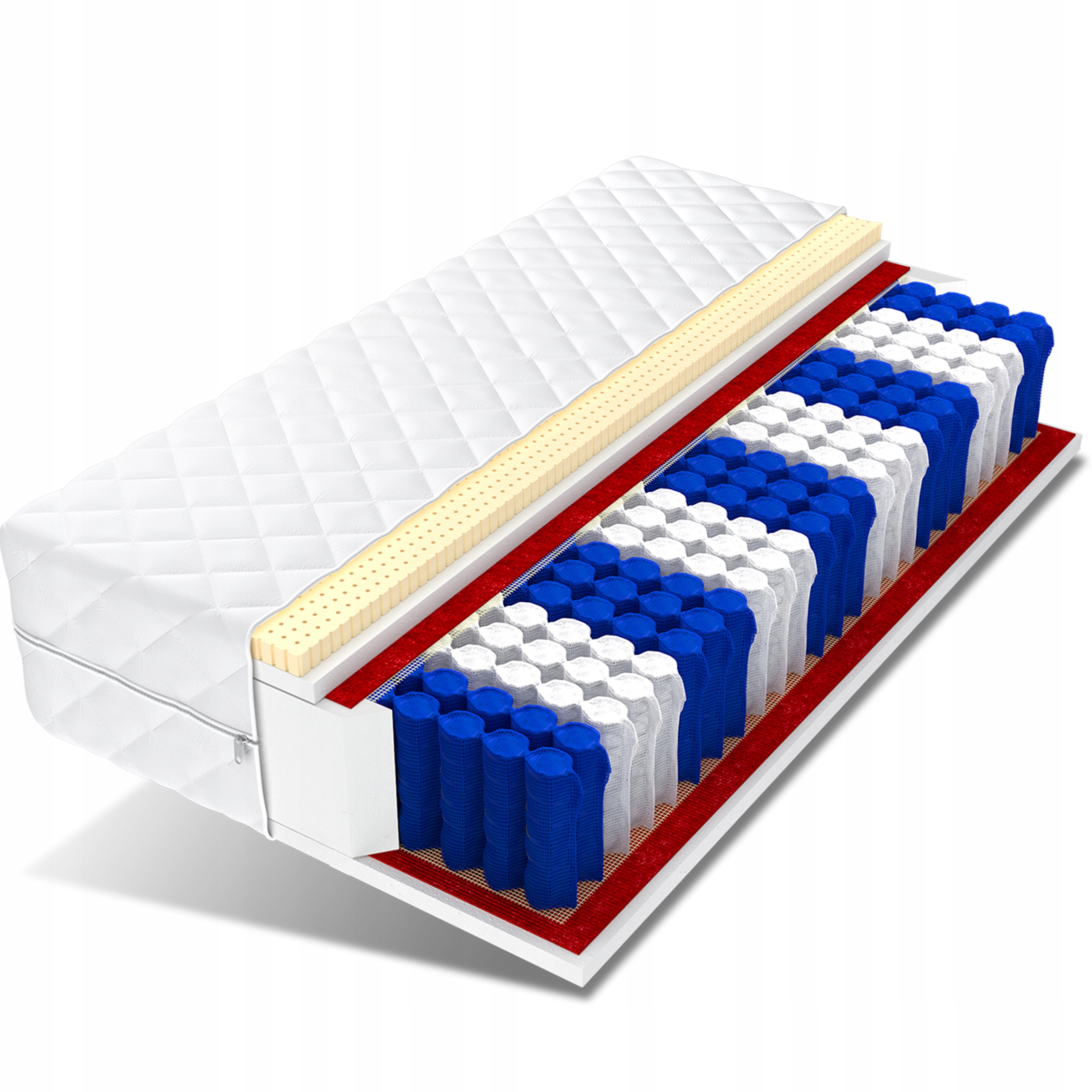 

Materac 160x200 pocket 9 stref lateks Argon Max