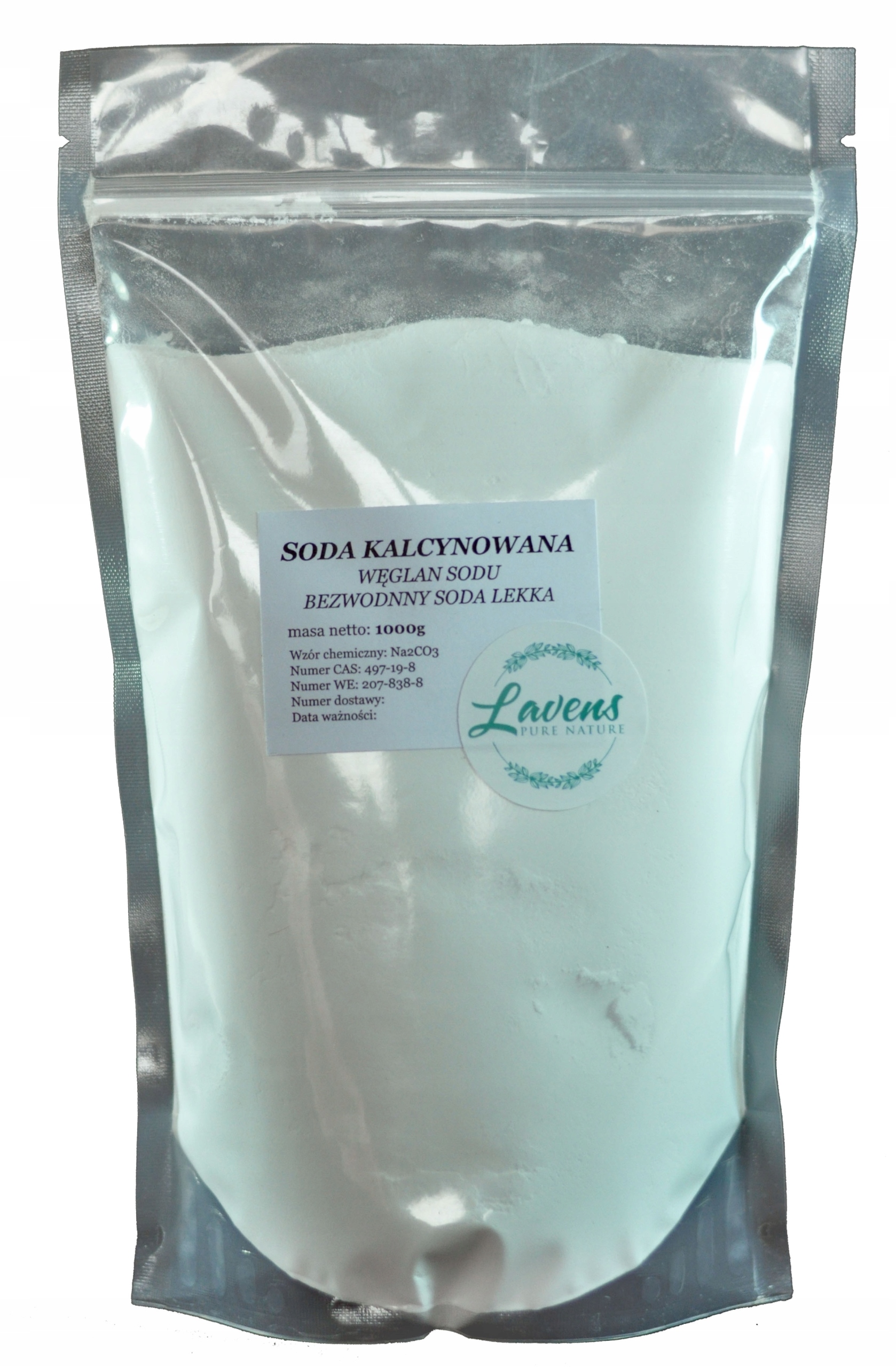 

Soda Kalcynowana Lekka, Węglan Sodu 1KG