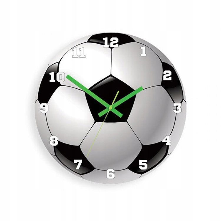 

Zegar ścienny Football Piłka Nożna Dziecięcy Cichy