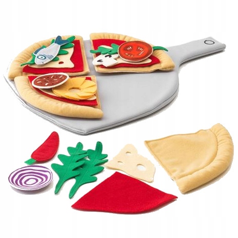 

Ikea Duktig Pluszowy zestaw Pizza Z Dodatkami
