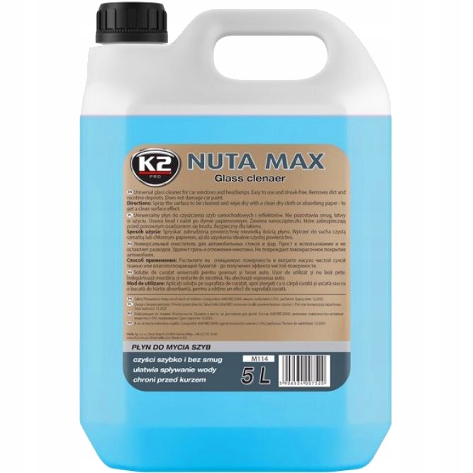 

K2 Nuta Max Płyn do mycia Szyb, Plastików 5L M114