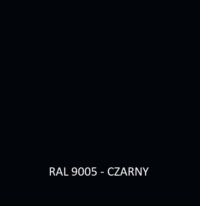 Pas nadrynnowy czarny MAT RAL9005 2mb Marka inna