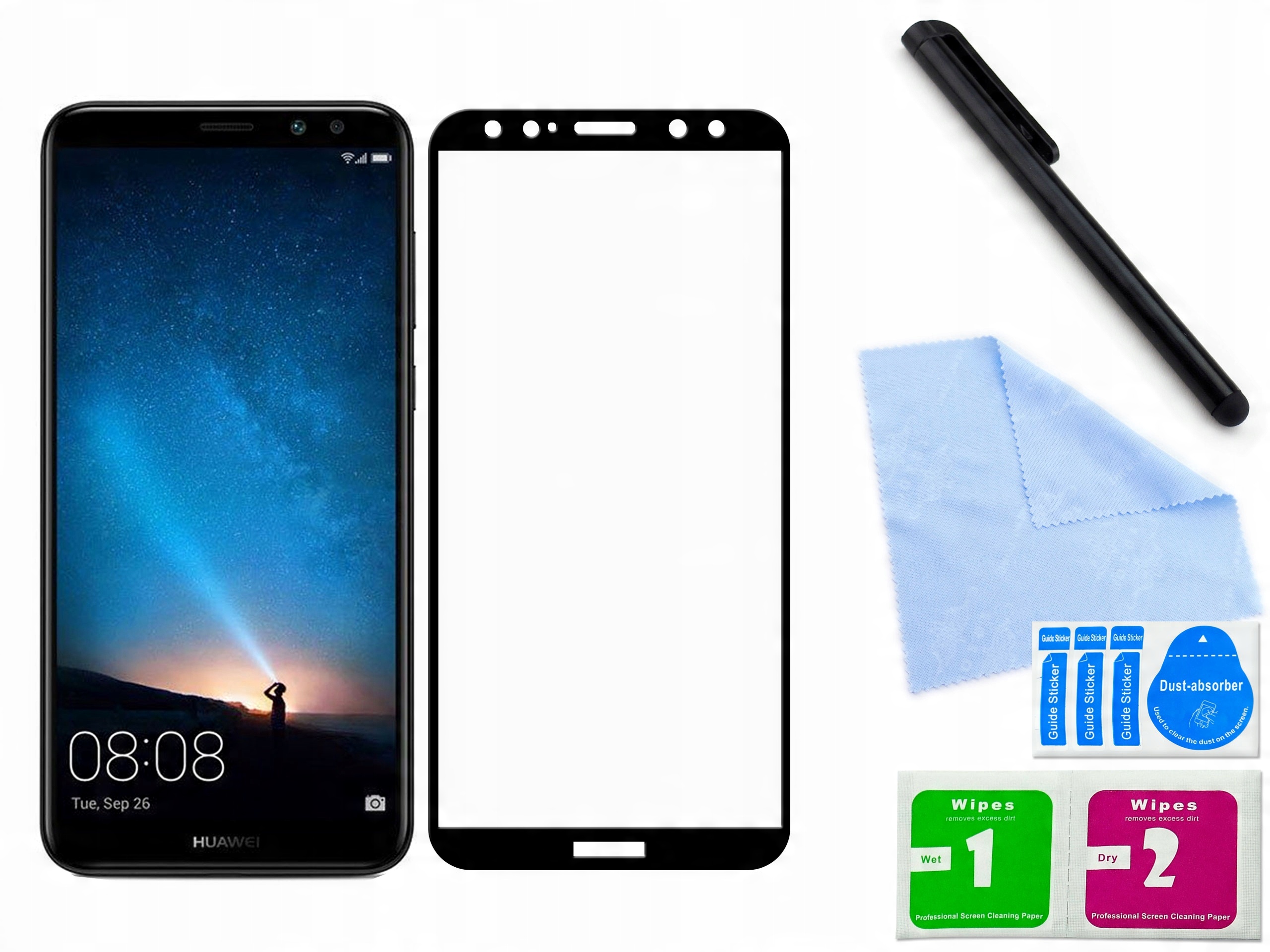 

Szkło hartowane 3D do Huawei Maimang 6 Czarne