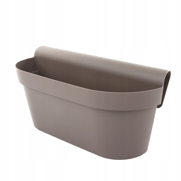 

podłużne doniczki balkonowe Up 50x21/23 cm taupe