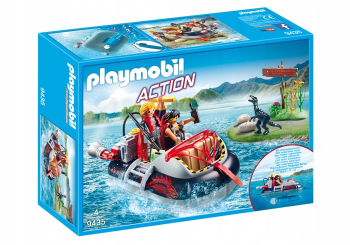 

Playmobil 9435 Poduszkowiec z silnikiem podwodnym