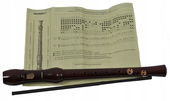 

Flet Prosty Hohner 9550 Drewniany Barokowy
