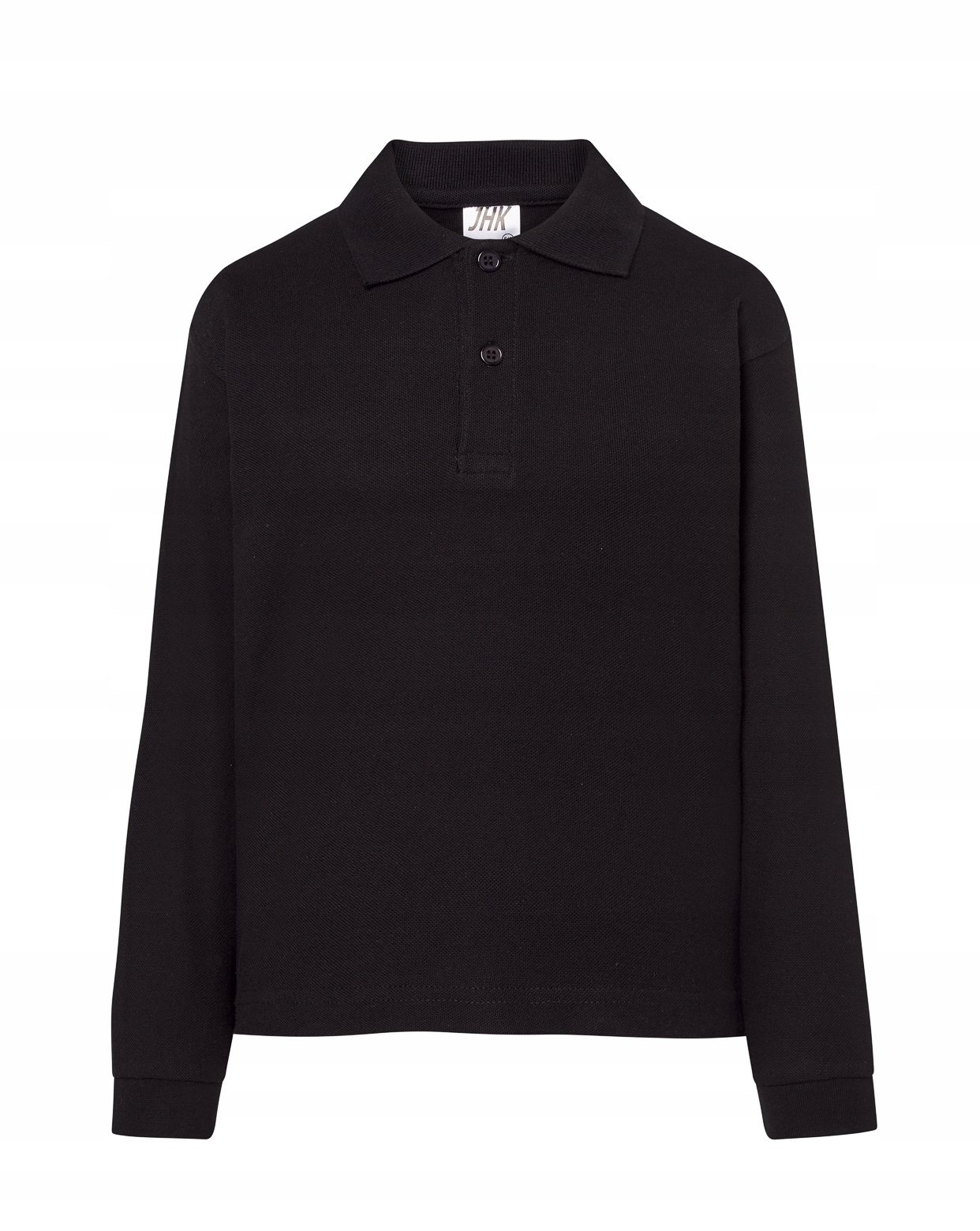 JHK KOSZULKA POLO Z DŁUGIM RĘKAWEM 9/11 LAT CZARNA Marka JHK