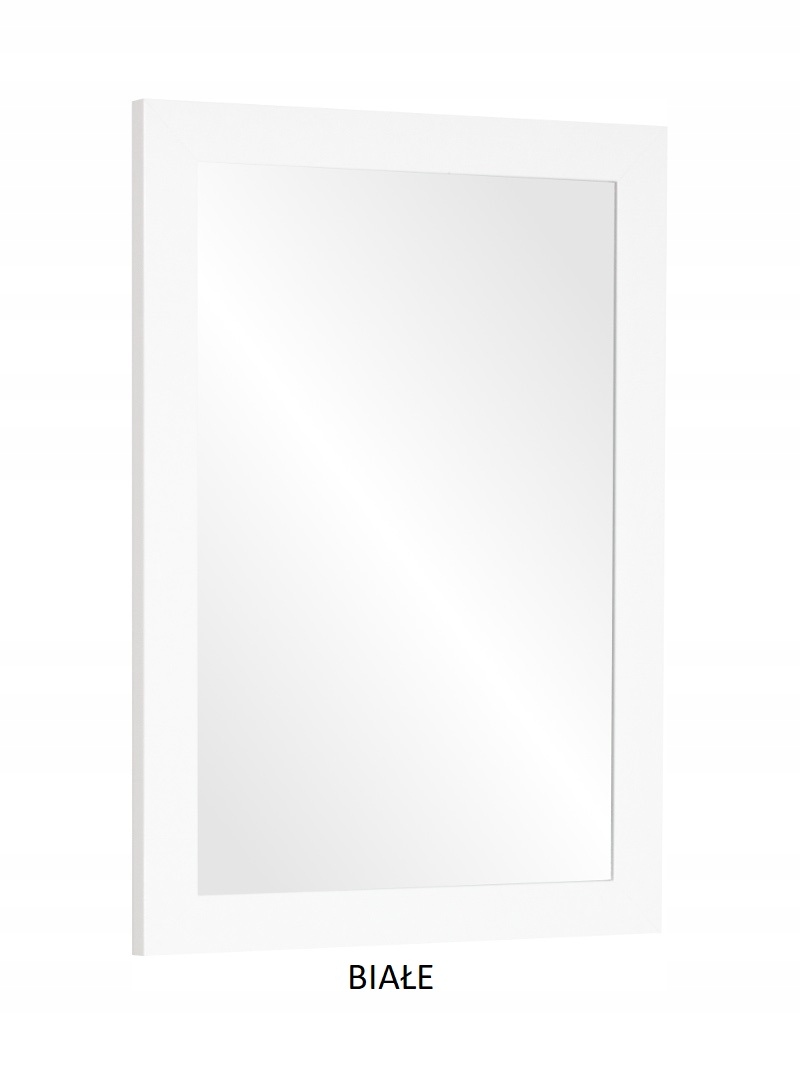 Lustro w ramie 80x80 białe i DUŻY WYBÓR KOLORÓW Typ lustra ścienne