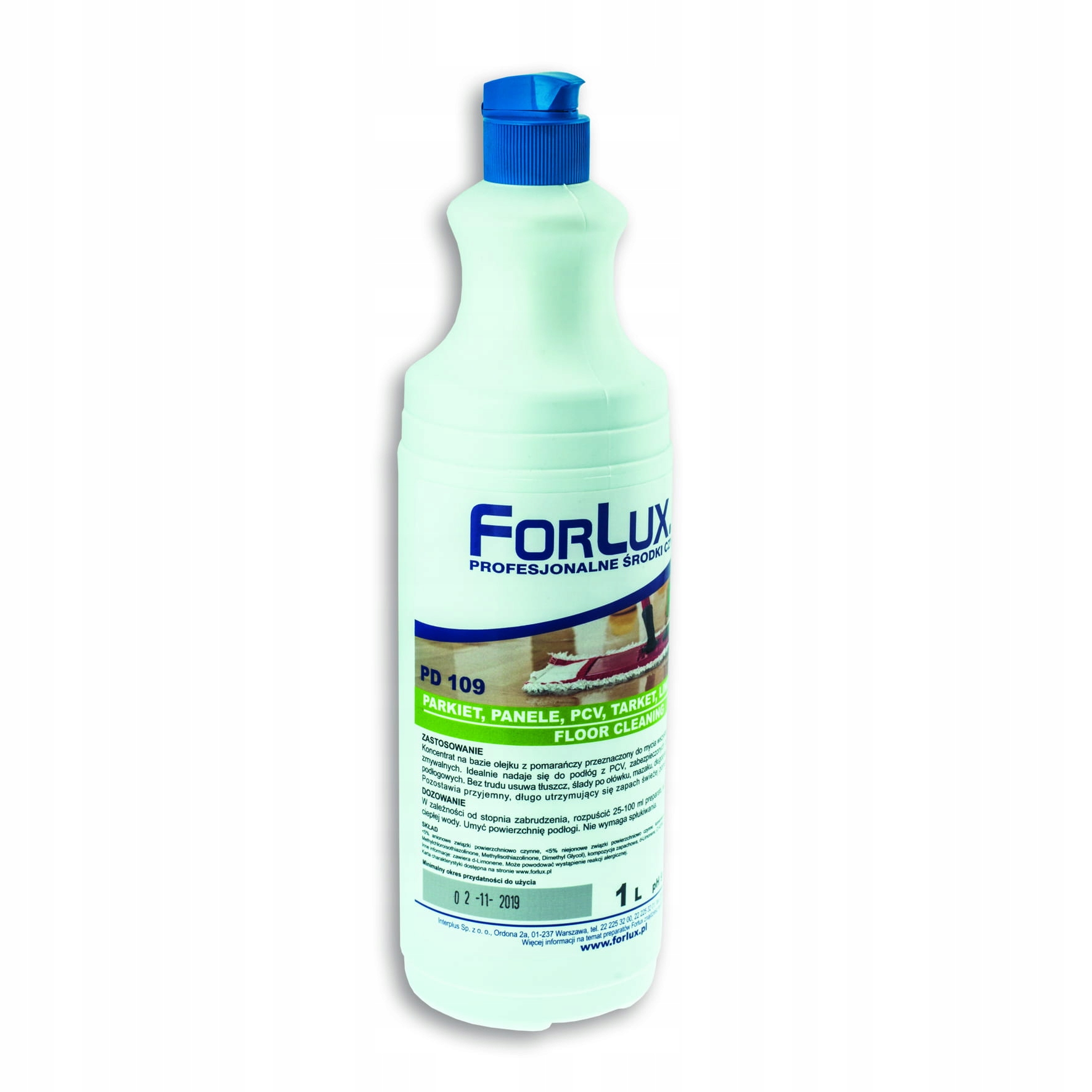 

Forlux Pd 109 pielęgnacja podłóg drewnianych 1l