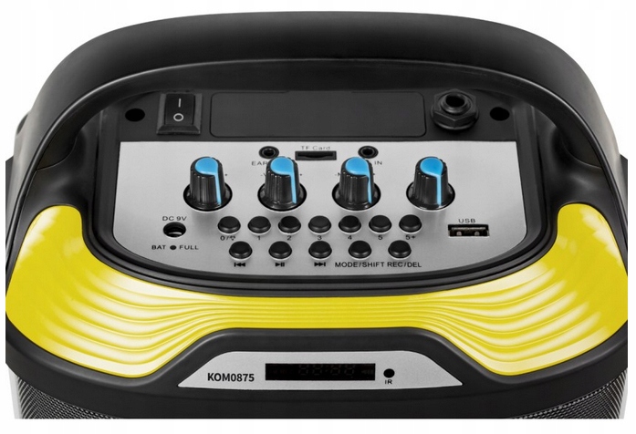 ZESTAW KARAOKE USB SD MP3 + MIKROFON BEZPRZEWODOWY Typ kolumna