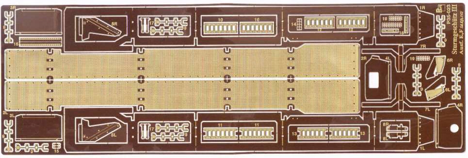 Part P35-023 1/35 Stug III E,f blatníky Italeri/Dragon
