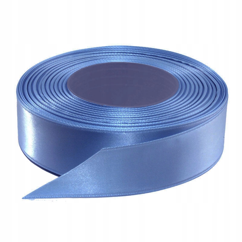 

Wstążka Tasiemka Satynowa 25MM 32M Niebieska