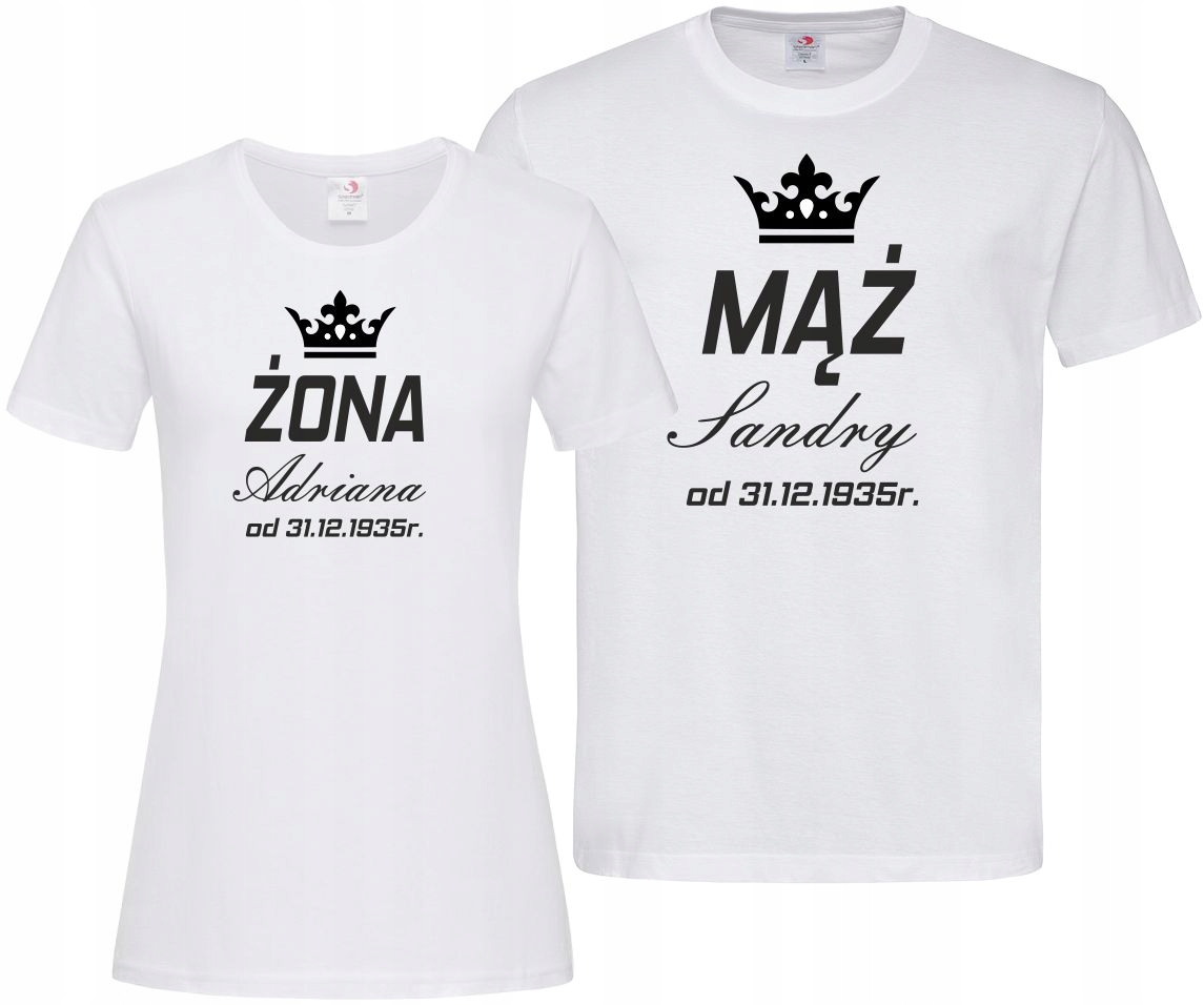 

Koszulki Dla Żony I Męża Z Datą I Imieniem Prezent