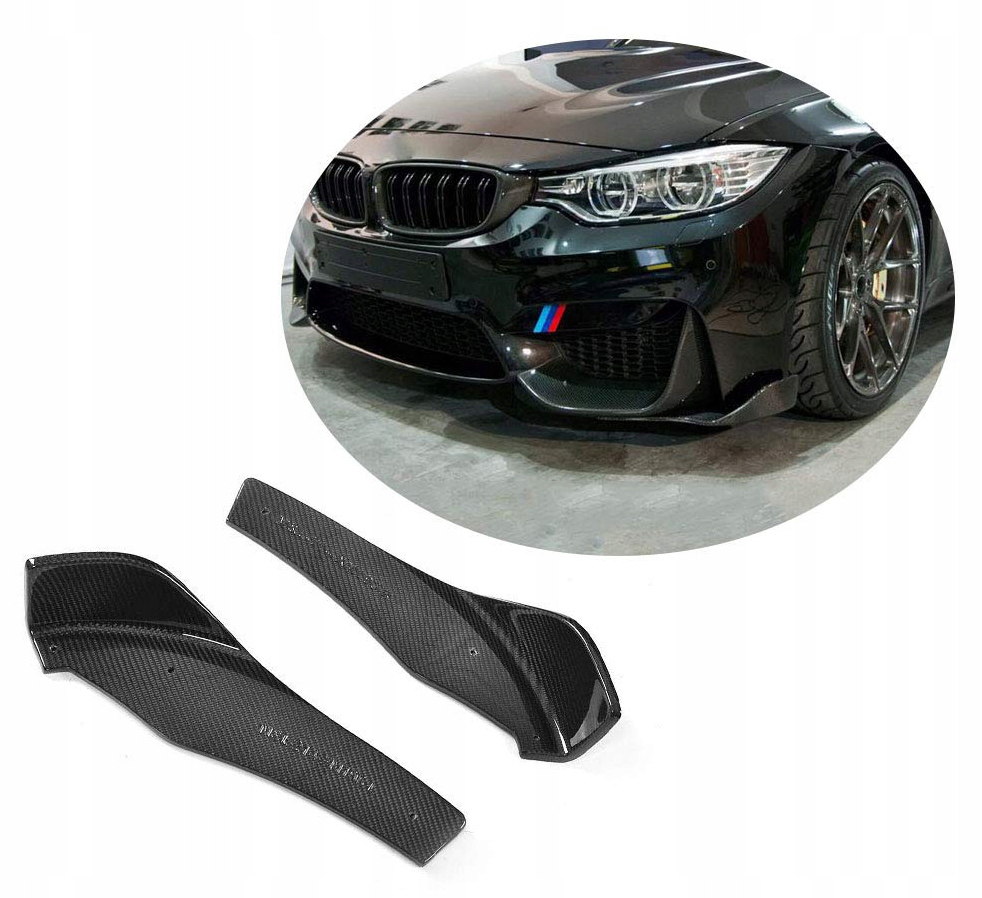 SPOILERY DOKŁADKI ZDERZAKA CARBON BMW M3 M4 F82