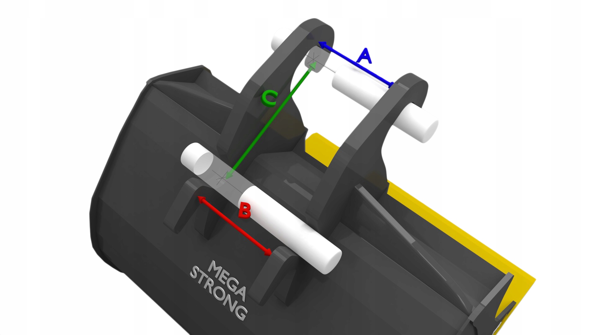 Szybkozlacze CW 05 typu Verachtert CW05 mechaniczn Machine type Excavator Backhoe loader