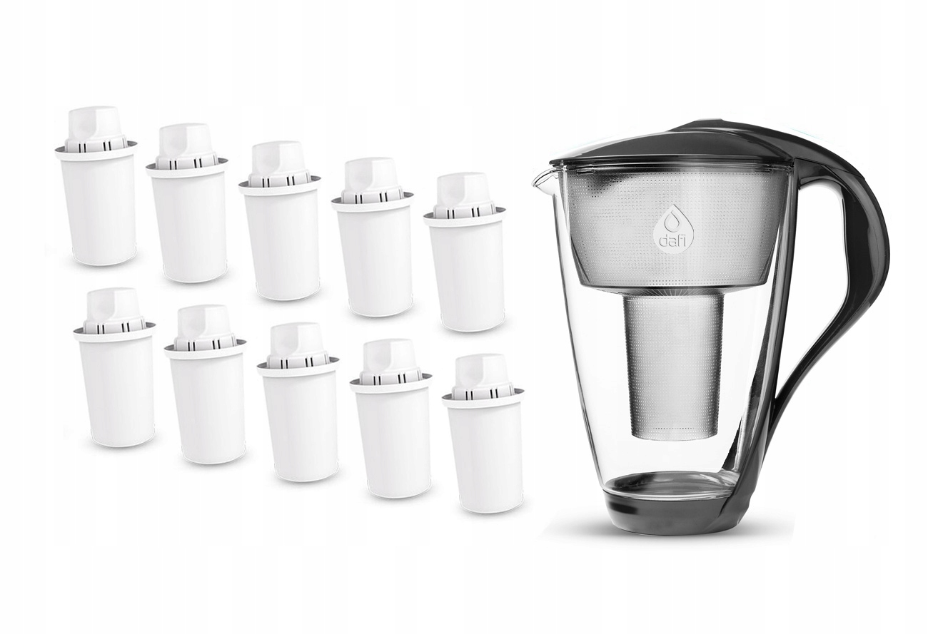 

Szklany dzbanek filtrujący Dafi Crystal+10 filtrów