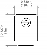 Zawieszka KLUŚ DP-ZO do podwieszania opraw LED Typ uchwyt