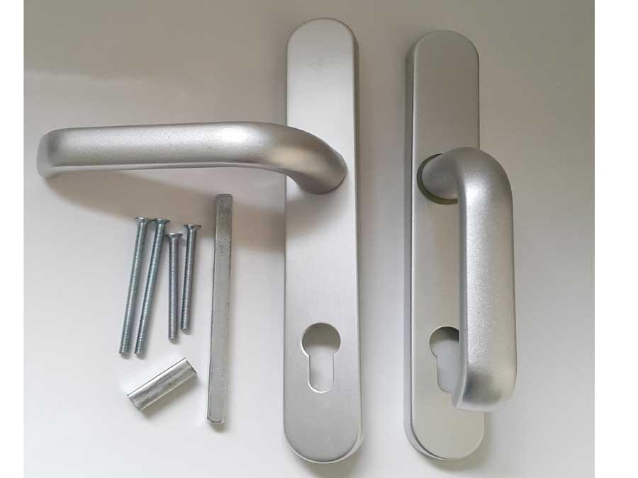 KLAMKA DO DRZWI PCV ZEWNĘTRZNYCH WEWNĘTRZNYCH 92MM Marka Element System