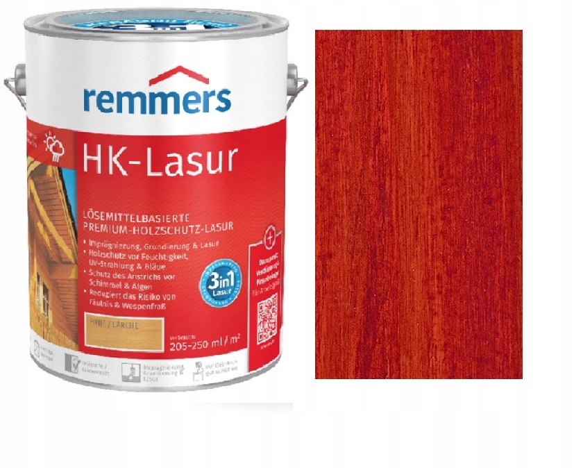 Remmers Impregnat do drewna HK-Lazura 3w1 Mahoń 5L