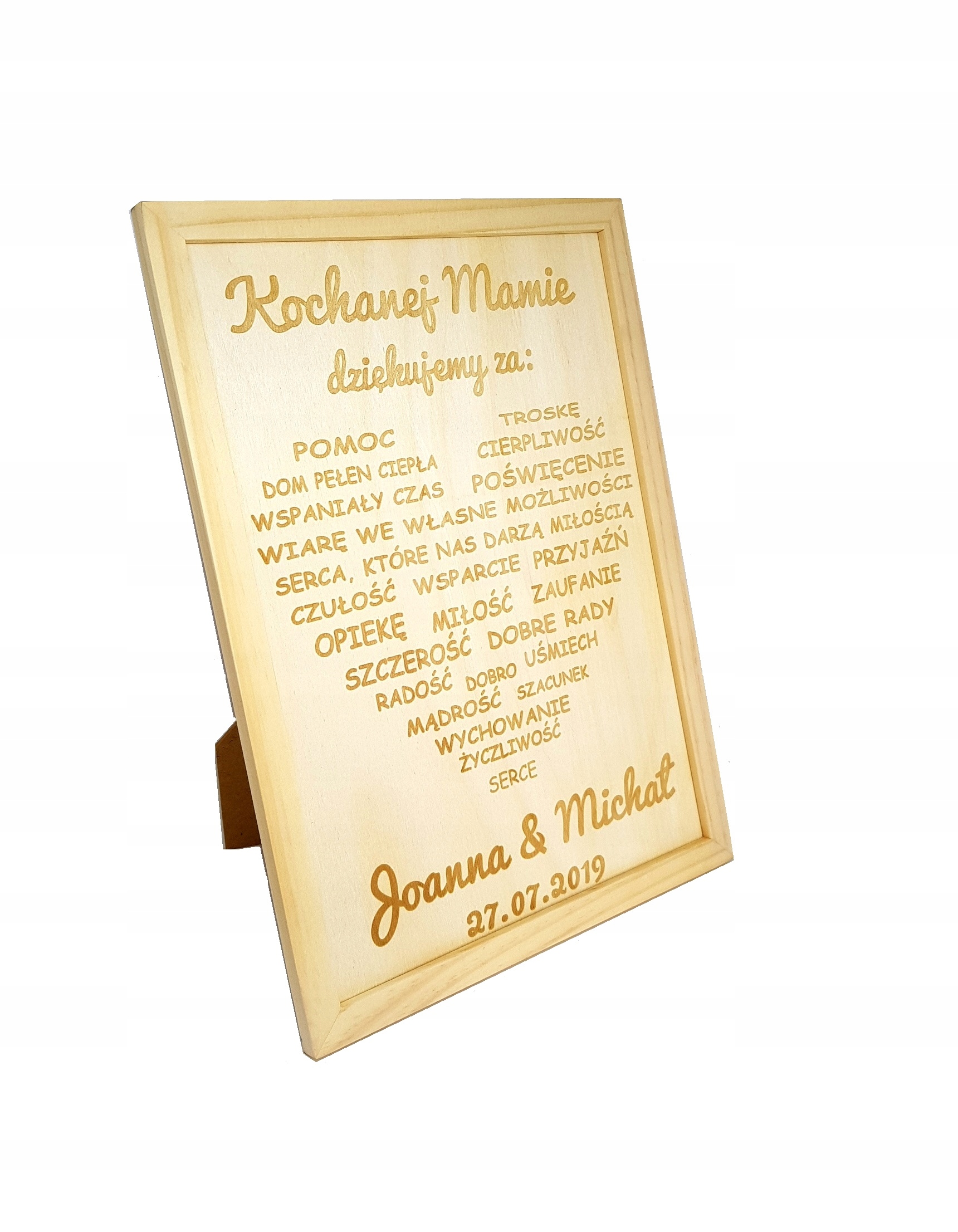 

Ramka Tablica Podziękowania Ślubne Dla Rodziców