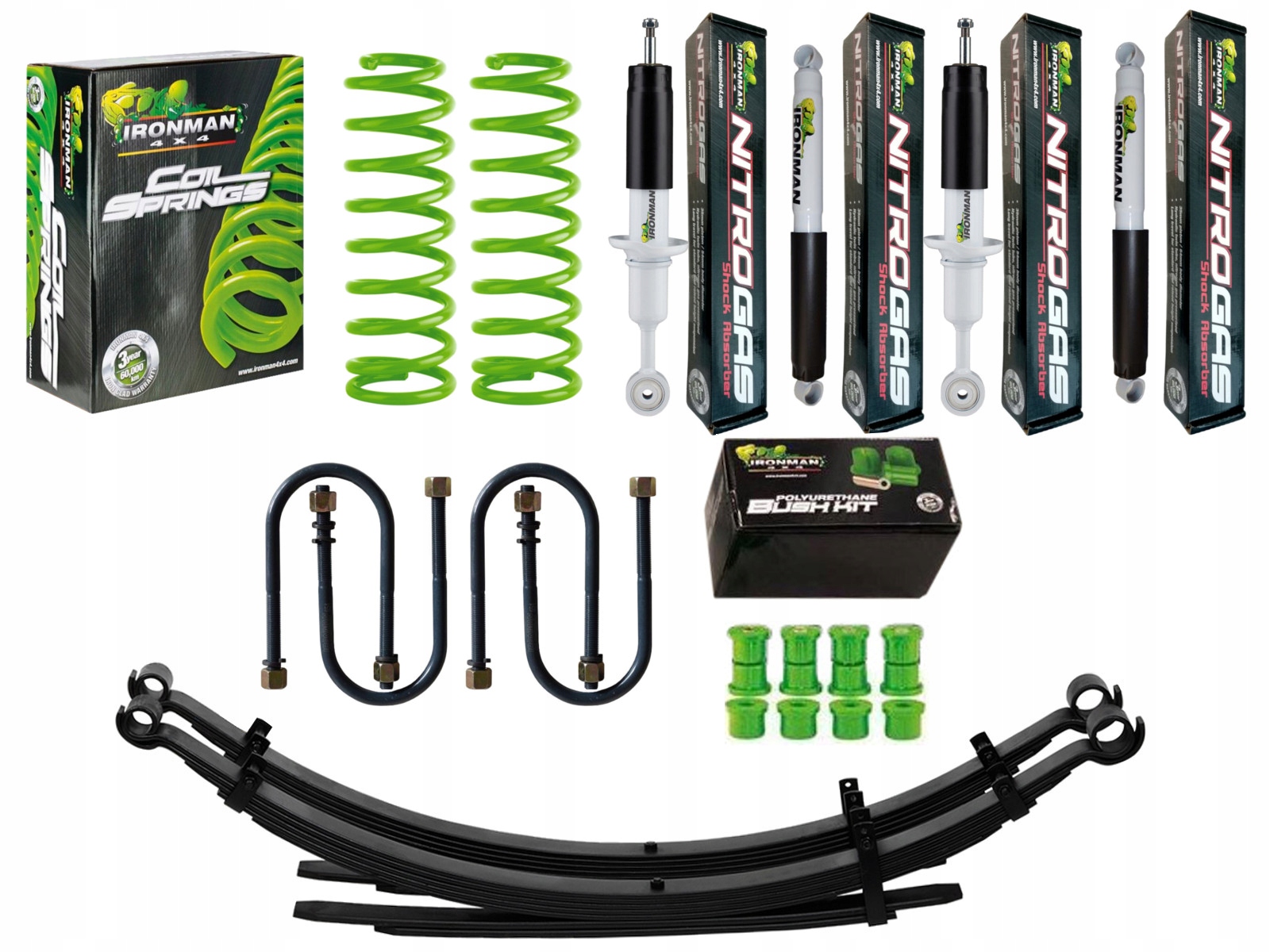 KOMPLET ZAWIESZENIA +2 CALE NAVARA D23 IRONMAN