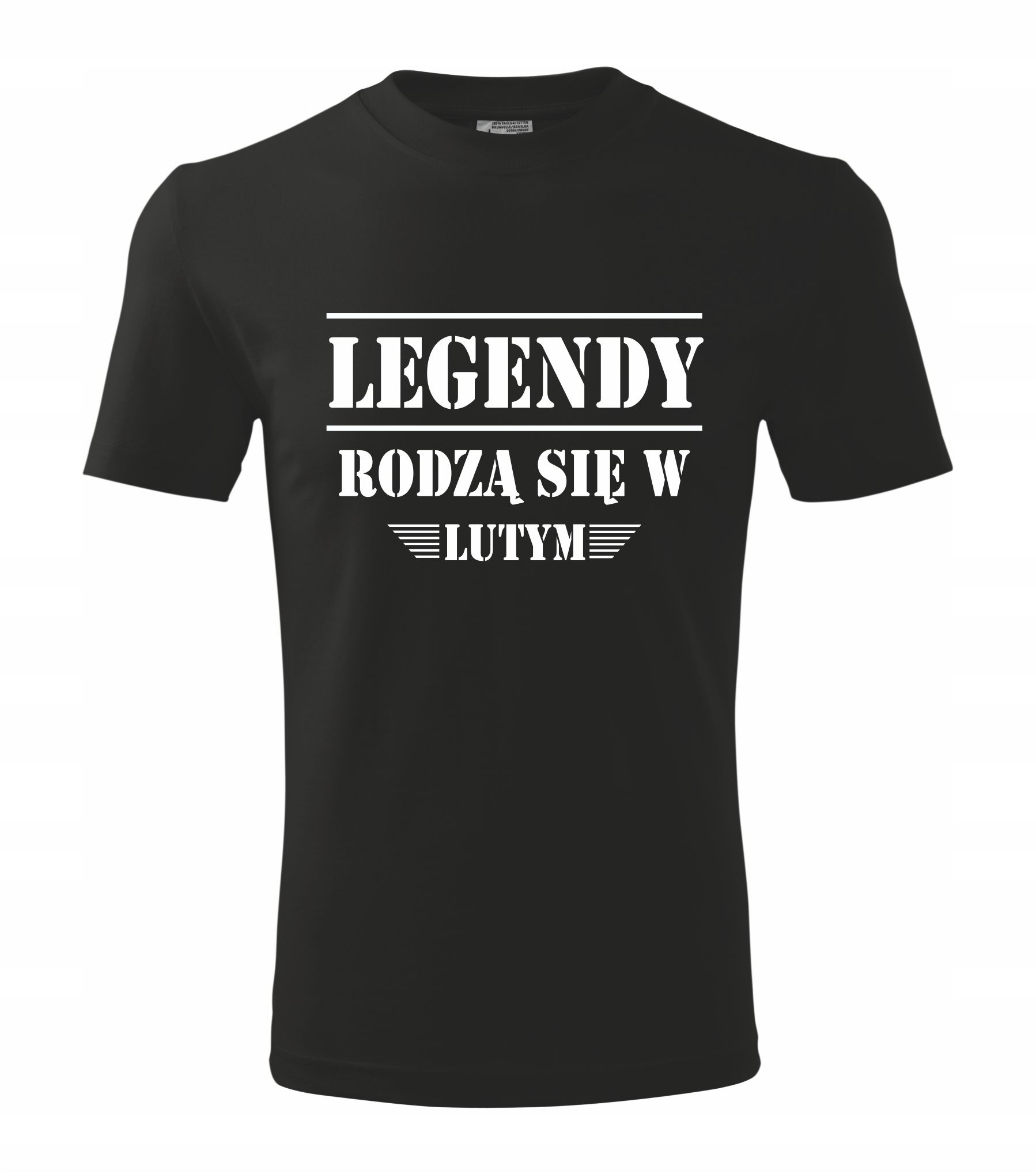 

Koszulka urodziny Legendy rodzą się w lutym XL