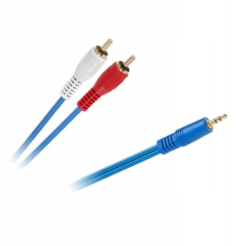 Kabel Jack 3,5- 2 x Rca Nieb. 4MM 1,8M Lechpol Electronics