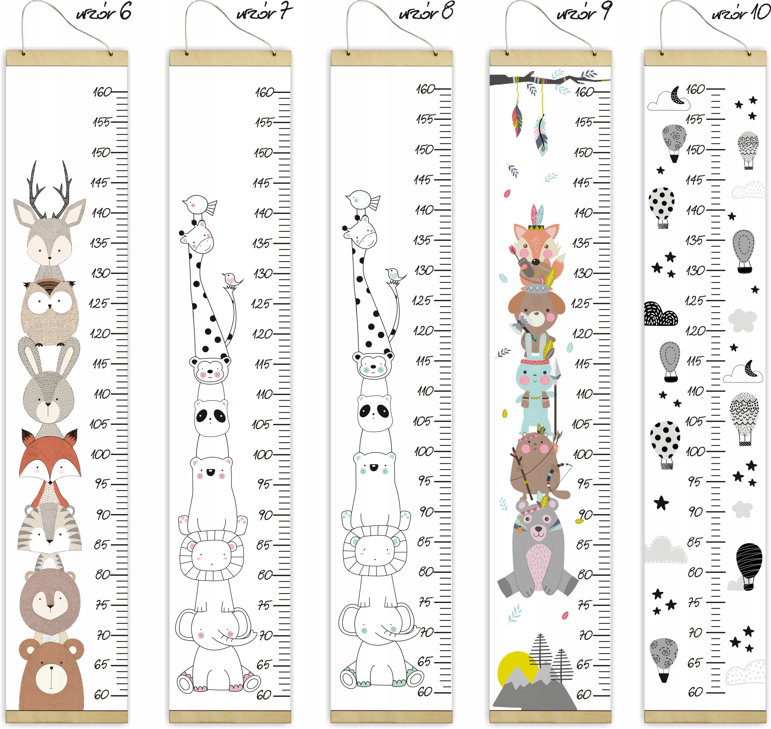 MIARKA WZROSTU na ścianę DLA DZIECI na płótnie HIT Bohater / Bajka Inny