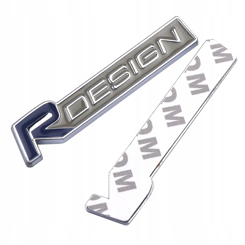 EMBLEMAT LOGO ZNACZEK VOLVO R-DESIGN - CIEMNO GR