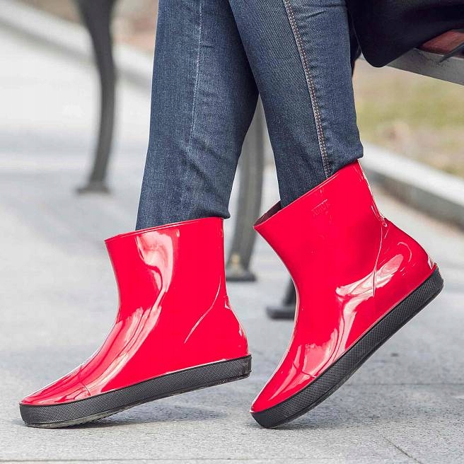 CZERWONE KRÓTKIE KALOSZE DAMSKIE NORDMAN HIT 37 Marka Nordman