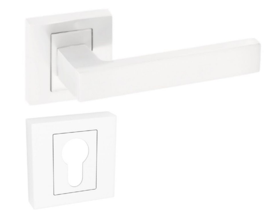 klika kliky Foster bílá rozety vložka