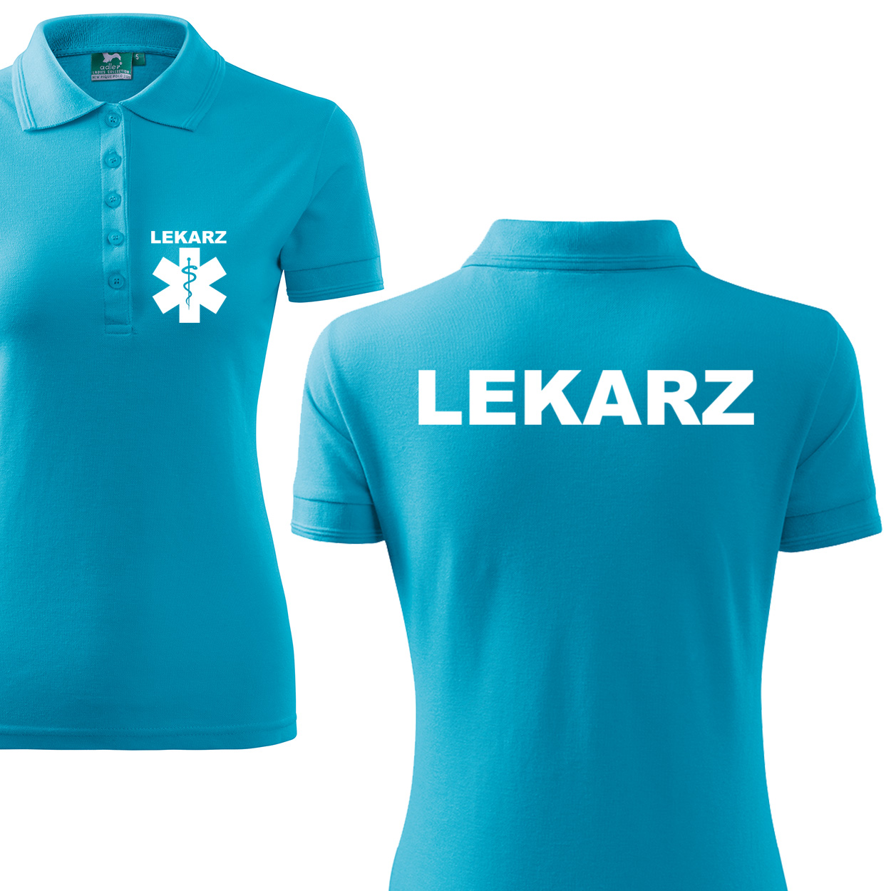 

koszulka polo damska Lekarz 19 kolorów XXL