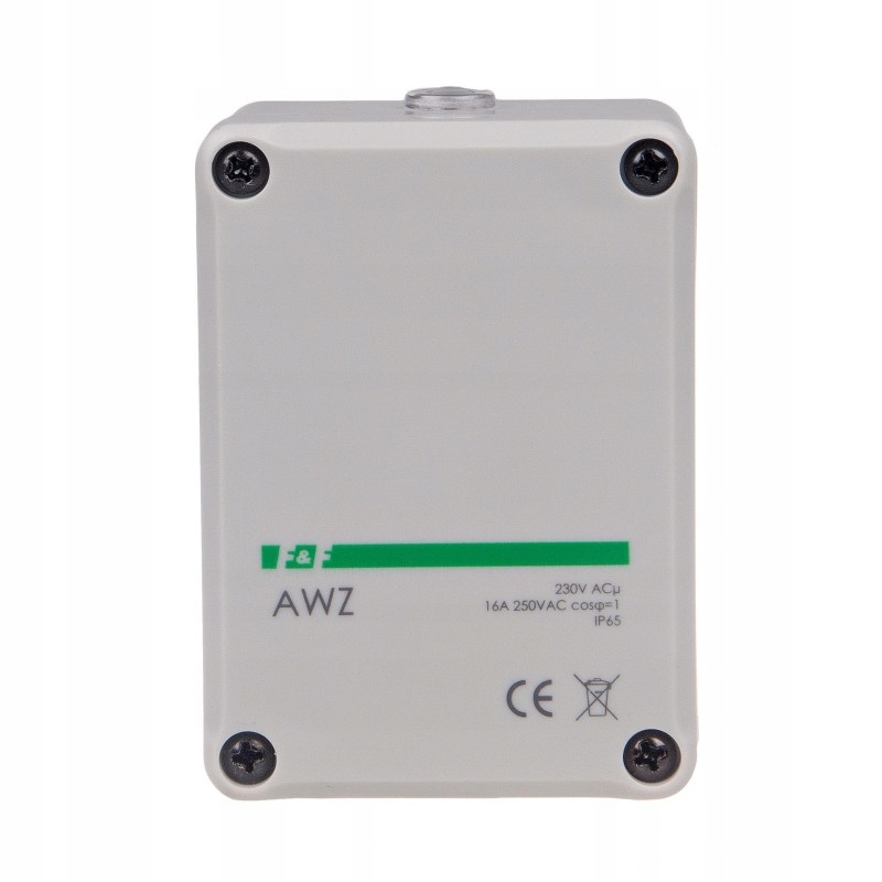 Automat Czujnik Zmierzchowy Hermetyczny AWZ 230VAC 16A 230V 2-1000lx IP65 Marka F&F