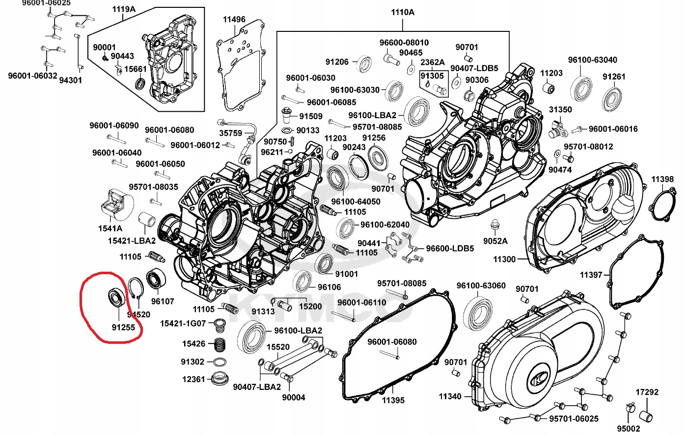

Uszczelniacz Wyjście Wał Przód Kymco Mxu 700