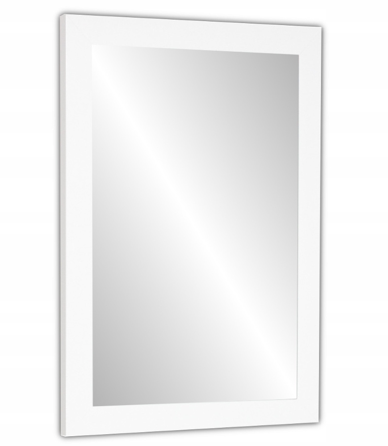 

Lustro łazienkowe 80x50 w ramie Wenge Białe