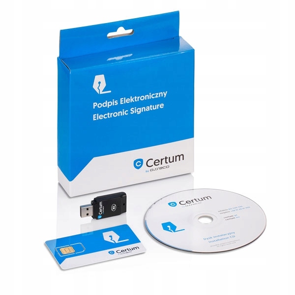 Podpis kwalifikowany elektroniczny 2 lata Certum