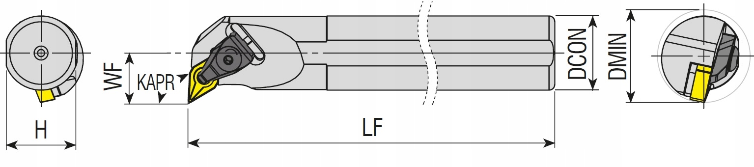 NÓŻ WYTACZAK TDUNR S32T 15 PŁYTKA DNMG 1506 AKKO Marka Akko