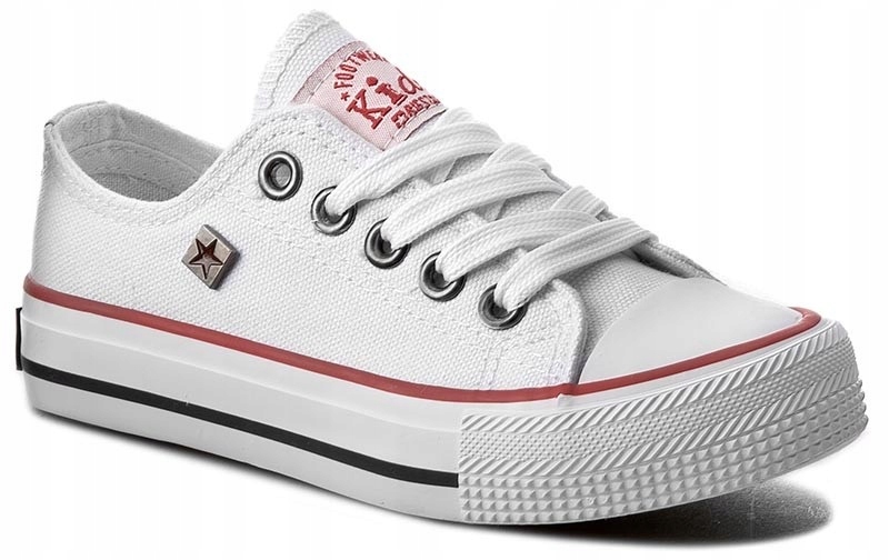 

Big Star W374001 Klasyczne Trampki Dziecięce Białe