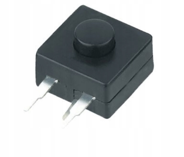 Przełącznik do latarek 12x12mm ON-ON-OFF 1A (0193)