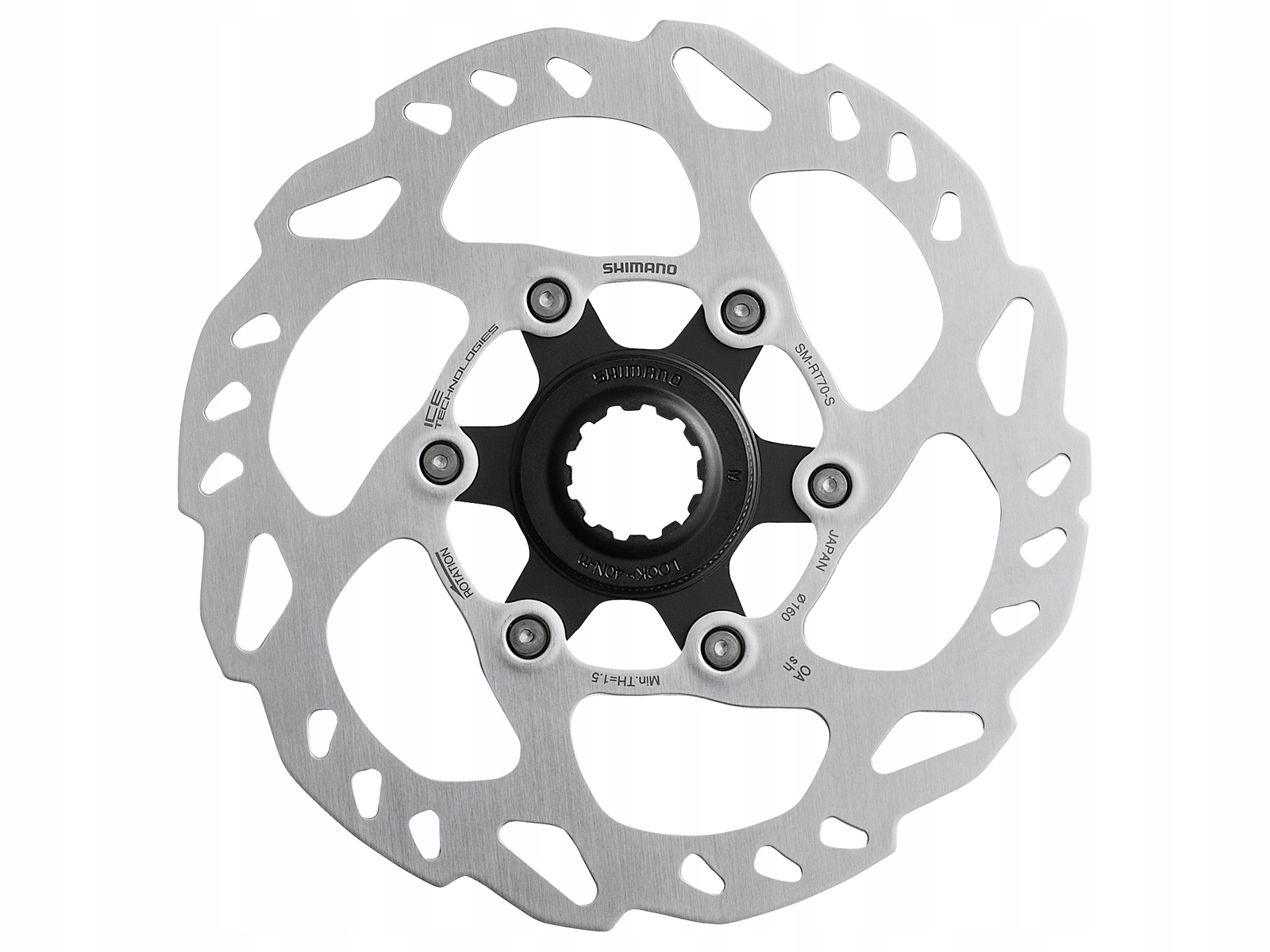 Tarcza hamulcowa Shimano Slx 160 mm (6") SM-RT70 Made in Japan