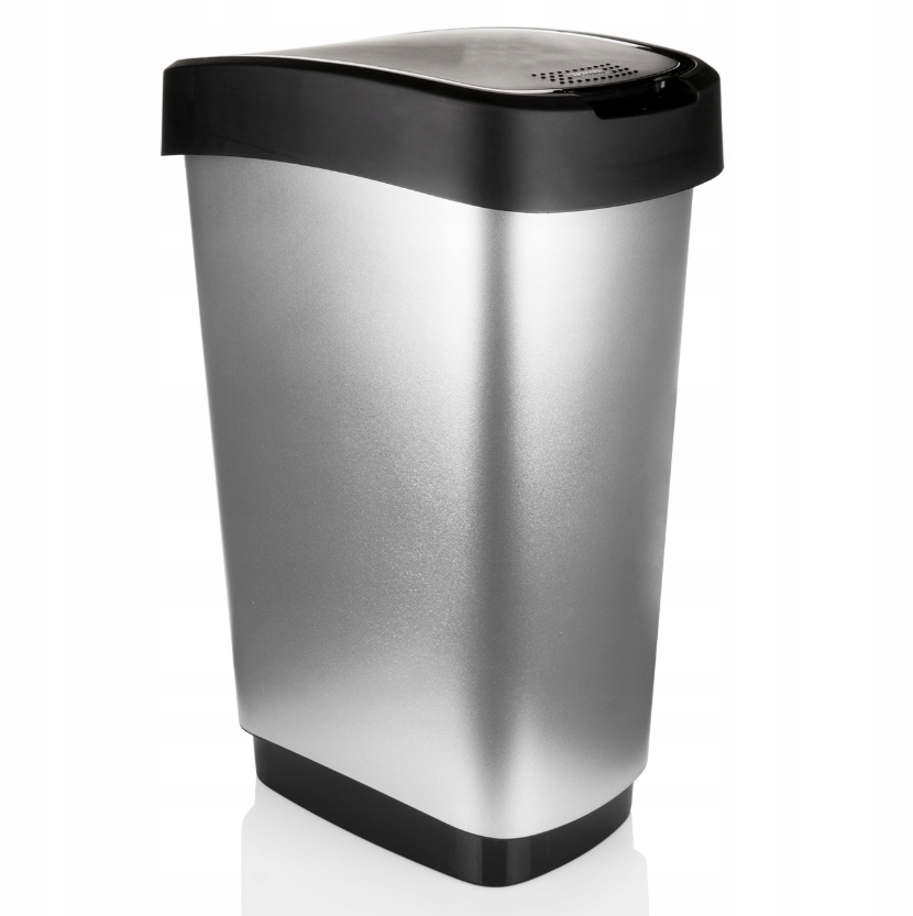 

Kosz na śmieci podwójnie uchylny 50L Twist Duży