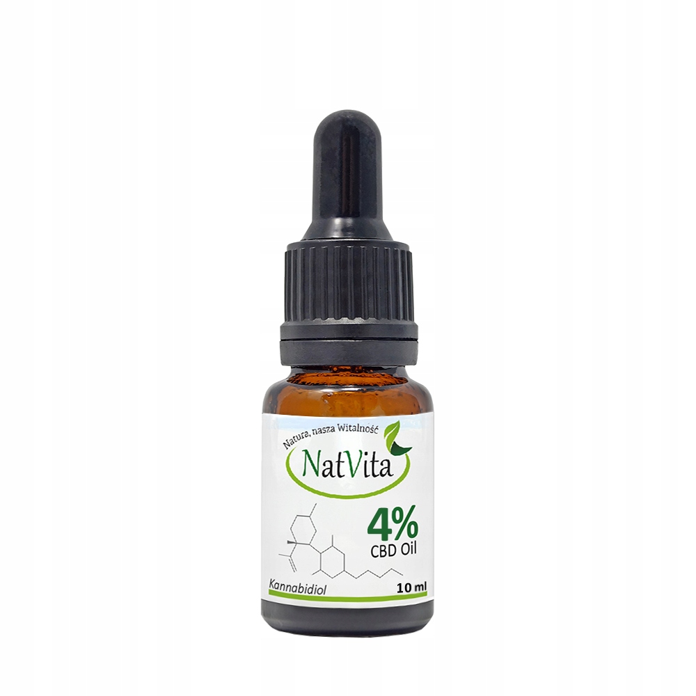 

Olej konopny Cbd 4% 10 ml NatVita