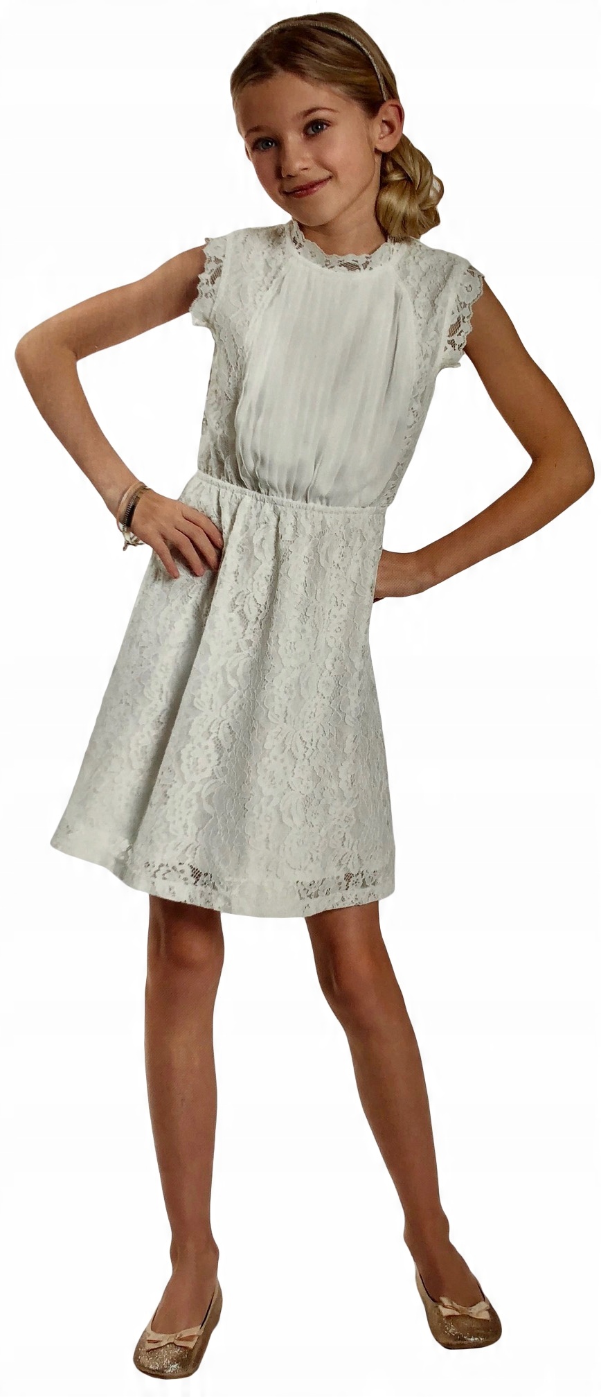 

Elegancka sukienka koronkowa *122-128