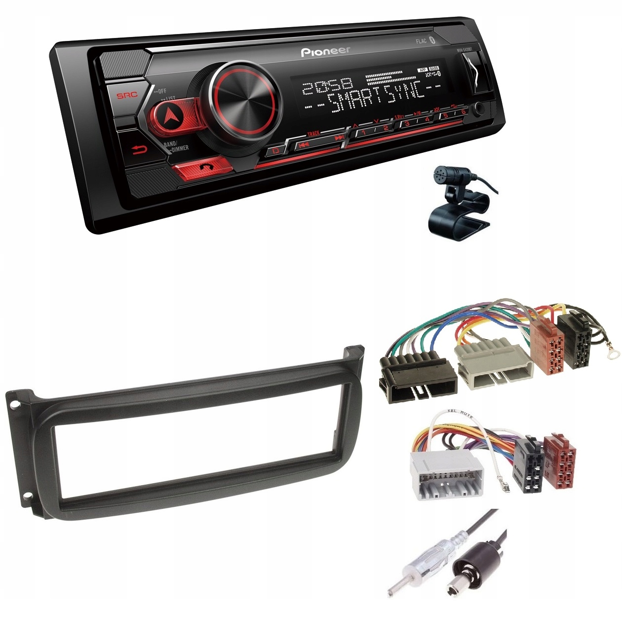 Pioneer MVH-S420BT Autorádio Aux Usb MP3 Bluetooth Chrysler 300M Cherokee Neon