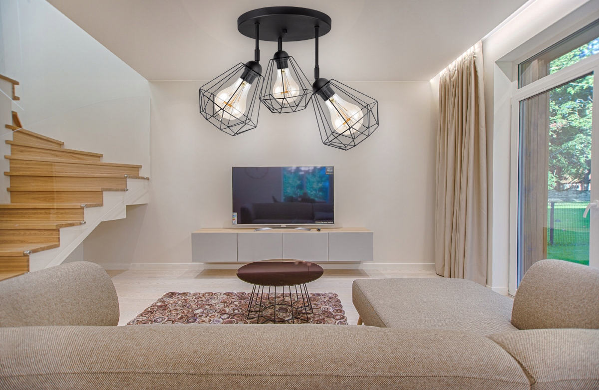 LAMPA WISZĄCA SUFITOWA ŻYRANDOL DIAMENT LOFT LED Zasilanie sieciowe