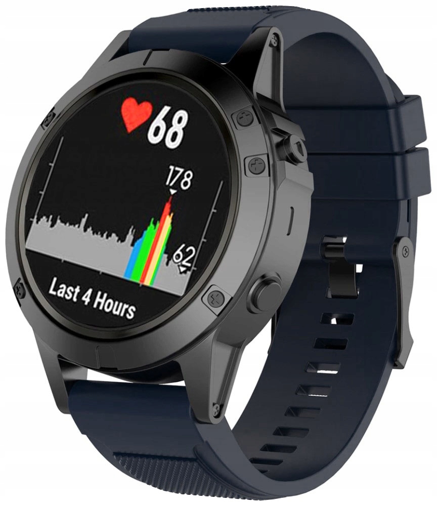Granatowy Pasek Garmin Fenix 7X Solar