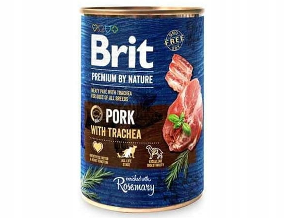 Levně Brit Premium by Nature Pork with Trachea 800 g